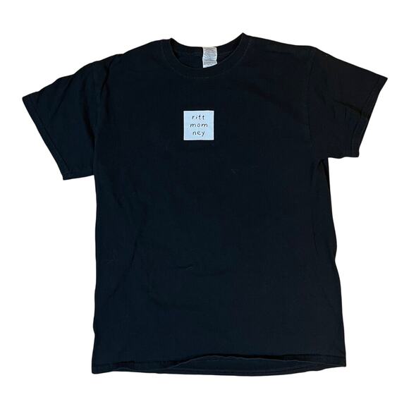 Rare Ritt Momney Black Graphic T-Shirt Size Medium Indie Pop Htf Band Merch - Picture 2 of 6